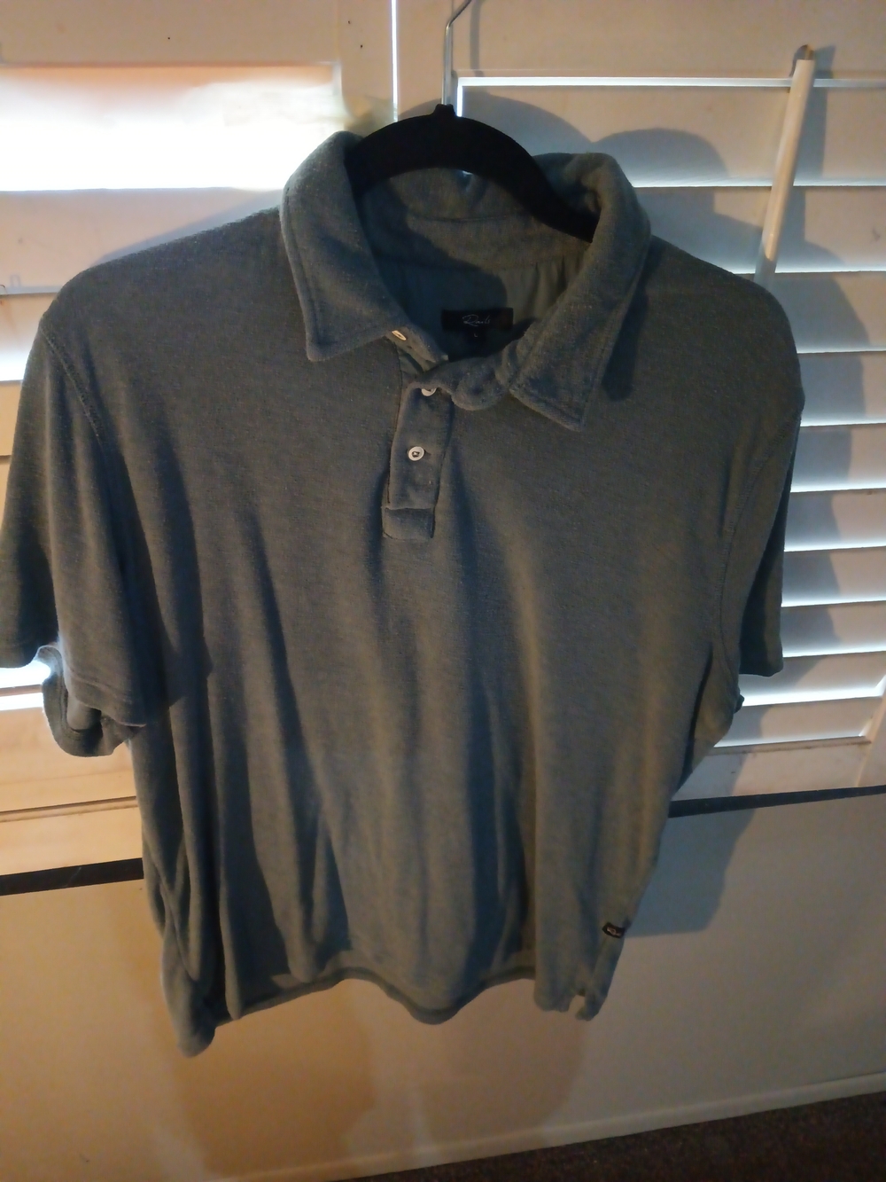 Rails Men's Polo Shirt in Dusty Blue